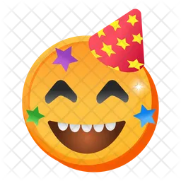 Emoticon de festa Emoji Ícone