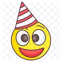 Emoji De Festa Expressao De Festa Emotag Ícone