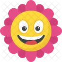 Girasol Smiley Feliz Icono