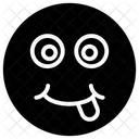Emoticon Rosto Com Lingua Para Fora Expressao Icon