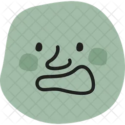 Emoticon de nojo Emoji Ícone