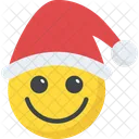 Santa Emoticono Feliz Icono