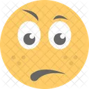 Emoticon sconcertata  Icon