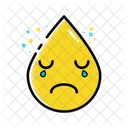 Emoticon triste  Icono