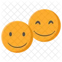 Emoticones De Amistad Emociones Emojis Icono