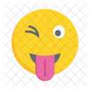 Emoticono Guino Sonriente Icono