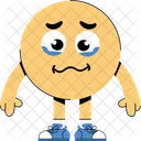 Emoji Triste Llorando Icono