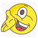 Emoji De Mano Inclinada Expresion De Mano Inclinada Etiqueta Emocional Icono