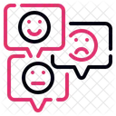 Retroalimentacion Icono Expresiones Icono