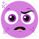 Cara Estresada Emoticon Estresado Emoji Estresado Icono