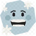 Emoticon frio  Icono