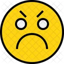Emotion Angry Face Icon