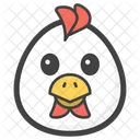 Emotionless chicken  Icon
