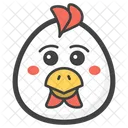 Emotionless chicken  Icon