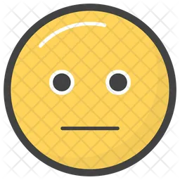 Emotionless Emoji Emoji Icon