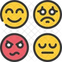 Emotions Sad Happy Icon