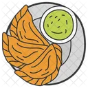 Sweet Food Empanada Argentinian Dish Icon