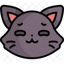 Gato Gatito Emoji Icono