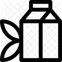 Caixa De Empena Leite Vegetal Leite Ícone
