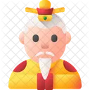 Emperador Rey Hombre Icono