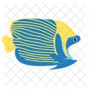 Emperor Angel Fish Ocean Icon