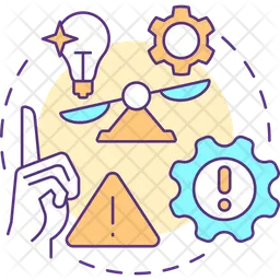 Emphasis on creativity  Icon