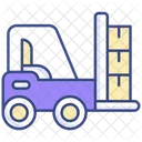 Empilhadeira Transporte Veiculo Ícone