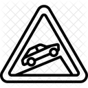 Icono De Linea Ascendente Empinada Icono