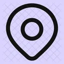 Emplacement Carte Epingle Icon