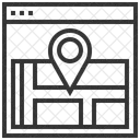 Localisation Carte Navigation Icône
