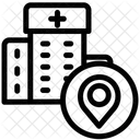 Emplacement Pointeur Pointeur Dhopital Icône