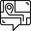 Suivi Localisation Carte Icône