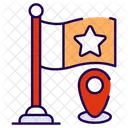Drapeau de localisation  Icône