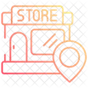 Emplacement du magasin  Icône