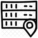 Ordinateur Central Carte Emplacement Icon