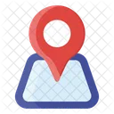 Localisation En Ligne Epingle De Carte Pointeur De Localisation En Ligne Icon