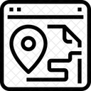 Emplacement Fichier Lieu Icône