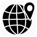 Emplacement Mondial Direction Mondiale GPS Icône