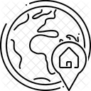 Emplacement mondial  Icône