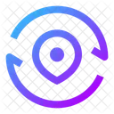 Emplacement Mise A Jour Mise A Jour De Lemplacement Mise A Jour Des Emplacements Icône