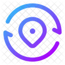 Emplacement Mise A Jour Mise A Jour De Lemplacement Mise A Jour Des Emplacements Icône