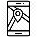 Localisation Mobile Localisation En Ligne Navigation Icône