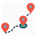 Localisation Navigation Epingle Icône