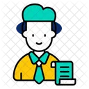 Empleado Comerciante Trabajador Icon