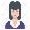 Mujer Nina Empleado Icon