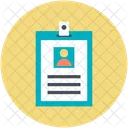 Empleado Tarjeta Identidad Icon