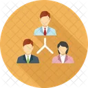 Empleado Equipo Flujo De Trabajo Icon