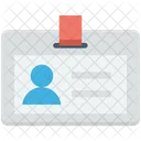 Empleado Tarjeta Identidad Icon