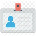 Empleado Tarjeta Identidad Icon