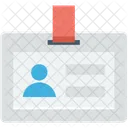 Empleado Tarjeta Identidad Icon